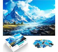 Mountain River1000 Piece Jigsaw Puzzles for Adults Educational Games Home Decoration is ideal as a gift for the whole family 38x26cm