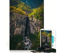 Mountain Sanctuary 1000 Piece Jigsaw Puzzles for Teenagers Memory Gain Stress Free Design Assembly Heartfelt Gift (50x75cm)