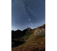 Mountain scenery under the night sky-8000-Piece Adult Puzzle Challenging Home Wall Decoration 14 years+