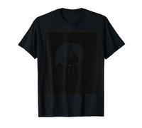 Mountain Silhouette with Penguin Under Moon T-Shirt