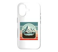 Mountain snow peaks landscape trees forest water nature Case for iPhone 17
