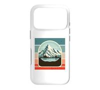 Mountain snow peaks landscape trees forest water nature Case for iPhone 17 Pro