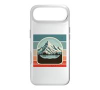 Mountain snow peaks landscape trees forest water nature Case for iPhone Air