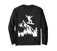 Mountain Snowboarding - Winter Sport Snowboard Snowboarder Long Sleeve T-Shirt