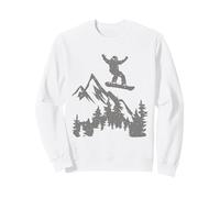 Mountain Snowboarding - Winter Sport Snowboard Snowboarder Sweatshirt