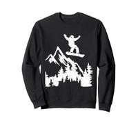 Mountain Snowboarding - Winter Sport Snowboard Snowboarder Sweatshirt