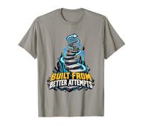 Mountain Staircase with a Glowing Arrow Path T-Shirt