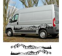 Mountain Styling Car Sticker, For Peugeot Boxer III 3 Camper Van Decor Motorhome Graphics Kit Vinyl Decal Auto Tuning Accessories