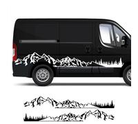Mountain Styling Car Sticker, For Peugeot Boxer III 3 Camper Van Decor Motorhome Graphics Kit Vinyl Decal Auto Tuning Accessories