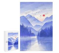 Mountain Sunrise 1000 Piece Jigsaw Puzzle for Adults - Challenging Puzzle Perfect for Game Nights, Scenic Landscape, Finished Size 30 x 20 Inches