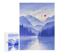 Mountain Sunrise 500 Piece Jigsaw Puzzle for Adults - Challenging Puzzle Perfect for Game Nights, Scenic Landscape, Finished Size 21 x 15 Inches