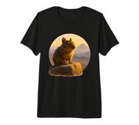 Mountain Sunrise Degu Scenic Adventure Premium T-Shirt
