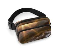 Mountain Sunrise Landscape Fanny Pack for Women Men Waist Bag Belt Bag Adjustable Casual Bag for Travel Sports Hiking, white, 7.9x5.1inches
