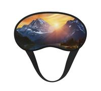 Mountain Sunrise Sleep Mask for Side Sleeper, Light Blocking Night Masks for Sleeping Eye Mask for Women Men Eye Cover Soft Comfortable Eye Shade for Travel, Nap