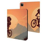 Mountain Sunset Bike Biker Rocks Case Compatible with iPad 10th (10.9in) iPad 9th / 8th / 7th Generation (2021/2020/2019)