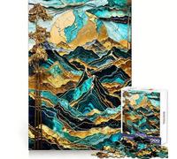 Mountain Sunset Harmony Jigsaw Puzzle for Adults 1000 Pieces Intellect Toy Peaceful Fun Precise Cut Santa Wish List (38x26cm)