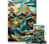 Mountain Sunset Harmony Jigsaw Puzzles for Adults 1000 Pieces Logic Sense Toy Relaxing Fun Smooth Edge (50x75cm)