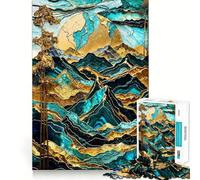 Mountain Sunset Harmony Jigsaw Puzzles for Adults 1000 Pieces Logic Sense Toy Relaxing Fun Smooth Edge (50x75cm)