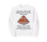 Mountain Sunset Hiking Nature Peaks Wilderness Sweatshirt