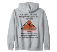 Mountain Sunset Hiking Nature Peaks Wilderness Zip Hoodie