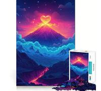 Mountain Sunset Jigsaw Puzzles for Adults 1000 Mind Exercise Toy Relax Time Design Assembly (38x52cm)