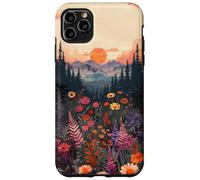 Mountain Sunset Wilderness Pine Tree Forest Flower Floral Case for iPhone 11 Pro Max