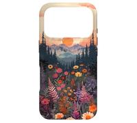 Mountain Sunset Wilderness Pine Tree Forest Flower Floral Case for iPhone 17 Pro