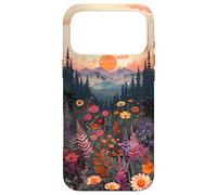 Mountain Sunset Wilderness Pine Tree Forest Flower Floral Case for iPhone 17 Pro Max