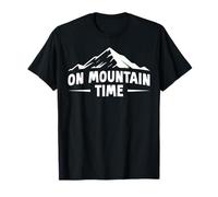 Mountain Time Hiking Hiker Adventure Camper Camp Wanderlust T-Shirt