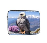 Mountain Top Falcon Patterned Laptop Sleeve 13 Inch Shockproof for Slim Protective Notebook Computer Bag Briefcase