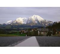 Mountain town-500-Piece Puzzle Challenge Wooden Home Decor - A Gift for the Whole Family (14 years+)