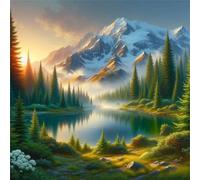 Mountain Tree 35 Piece Jigsaw Puzzles for Adults and Kids, Impossible Puzzle, Jigsaws 35 pieces for adults Gifts, Difficult jigsaw puzzles for The Whole Family