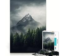 Mountain Trees 1000 Piece Jigsaw Puzzle for Teenagers Wise Think Toy Easy Leisure Tight Cut Amazing Present (50x75cm)