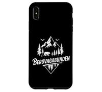 Mountain Vagabonds Hiking Mountaineering Motif Outdoor Gift Case for iPhone XS Max