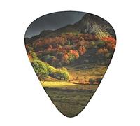 Mountain vegetation Printed Guitar Picks Personalized Guitar Plectrums 12 Pcs For Acoustic Guitar Electric Guitar And Bass Bulk Guitar Pick One Size