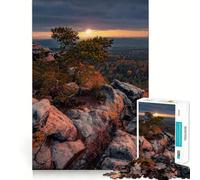 Mountain Vibes 1000 Piece Jigsaw Puzzle for Adults Logic Toy Relaxing Fun Design Assembly Santa Wish Gift (38x52cm)