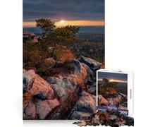 Mountain Vibes 1000 Pieces Jigsaws Adults Puzzles Gifts Memory Upgrade Leisure Time Sharp Cut Wall Art Decor (38x26cm)