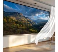 Mountain View Diamond Art Nature Diamond Painting Kit 24x48 Inch, 5D Crystal Art Craft Kits Beginner Adults Hobbies for Women Relax, Large Colorful Gem Painting Canvas for Home Wall Room Decor qL73