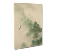 Mountain Village After A Storm By Yokoyama Taikan Canvas Print | Gallery Wrapped 30mm Frame Wall Art | 24x16 inches | Ready to Hang | Asian Landscape Picture | Living Room Bedroom Lounge Office