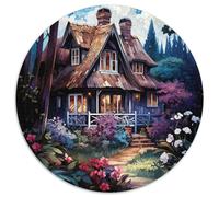 Mountain Village Cottage 1000pcs Jigsaw Puzzles Challenging & Brainteasing Beautiful Decoration for Adults And Kids 1000pcs (67.5x67.5cm)