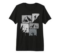 Mountain Vintage Collage Hiker Premium T-Shirt