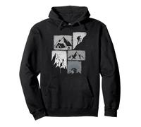 Mountain Vintage Collage Hiker Pullover Hoodie