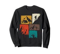 Mountain Vintage Collage Hiker Sweatshirt