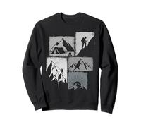 Mountain Vintage Collage Hiker Sweatshirt