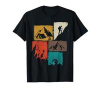 Mountain Vintage Collage Hiker T-Shirt