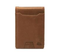 Mountain Voyage Co Leather Wallet - RFID-Blocking Card Holder with Money Clip, Sand Beige, slim, Bi-fold