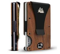 Mountain Voyage Co - Men's Minimalist Credit Card Holder, Walnut Wood, Minimalist