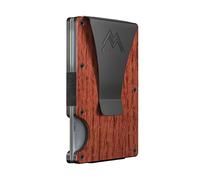 Mountain Voyage Minimalist Wallet for Men & Women with Money Clip or Cash Strap - RFID Blocking Metal Wallet for Men - Scratch Resistant Slim Card Holder Wallet - Front Pocket Wallet for Men & Women