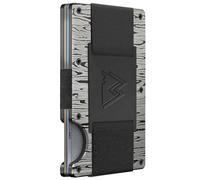 Mountain Voyage Minimalist Wallet with Money Clip or Cash Strap - RFID Blocking Metal Card Holder for Men & Women