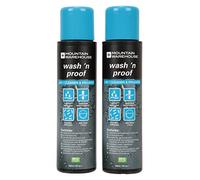 Mountain Warehouse 2 in 1 Wash N Proof 300ml 2-Pack | Multi-Use Wash for Protection, Great Performance Wash & Down Proofer Clothing Solution for Coats & Jackets, For Trekking Gear
